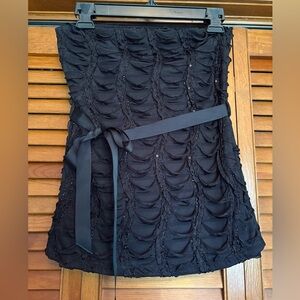 Deb Black Strapless Top with Beaded Detail